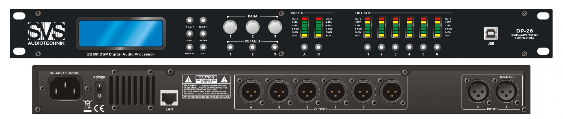 SVS Audiotechnik DP-26 Цифровой процессор: 2 входа 6 выходов в Псковской области