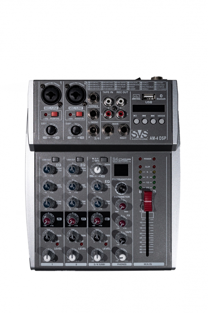 SVS Audiotechnik mixers AM-4 DSP Аналоговый микшерный пульт, 4-канала в Псковской области